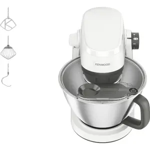 Virtuves kombains Kenwood Multi-Tasker KHC30.000WH — 1000 W, 4,3 l bļoda ar rokturi, pelēki/balts