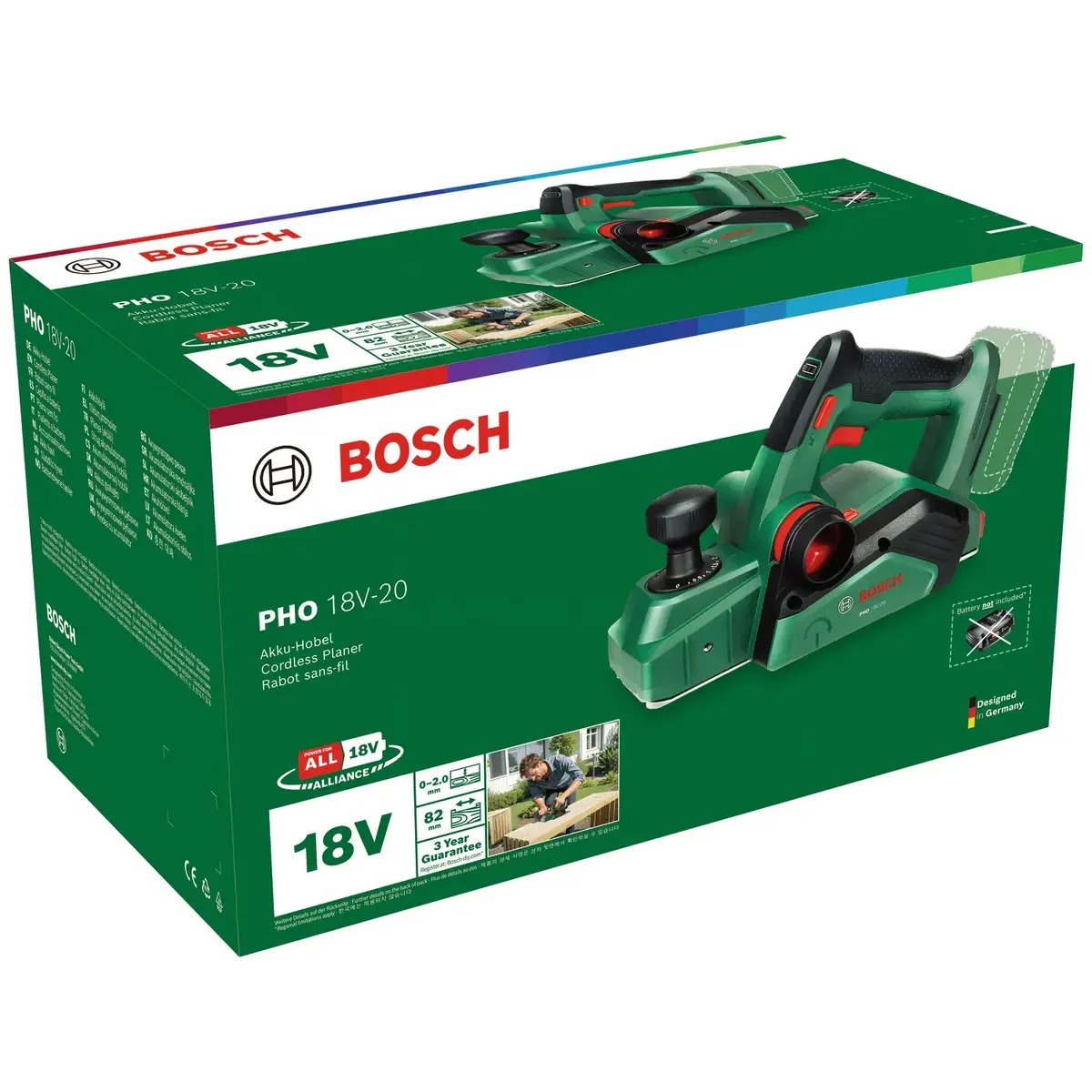 Bosch PHO 18V-20 rokas frēze Photo 5