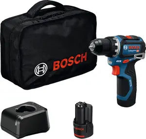 Аккумуляторная дрель Bosch GSR 12V-32 Professional, Li‑Ion 12 В, 2 А·ч, быстрозажимной патрон 0,8–10 мм, 475 об/мин, 700 г
