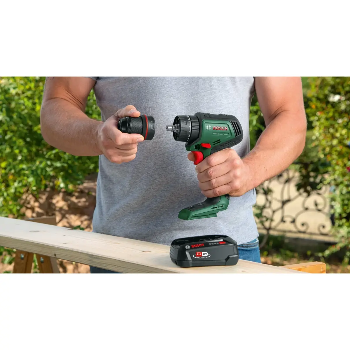 Bosch AdvancedImpact 18V-80 QuickSnap triecienurbis Photo 4