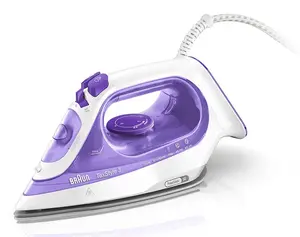 Steam iron Braun TexStyle 3 SI3042VI — ceramic soleplate, 2350 W, 0.27 L water tank, 2 m cord
