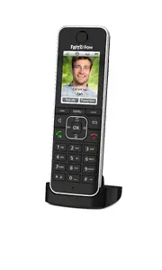 DECT-телефон FRITZ Fon C6 Black — беспроводная трубка, громкая связь, телефонная книга на 300 номеров