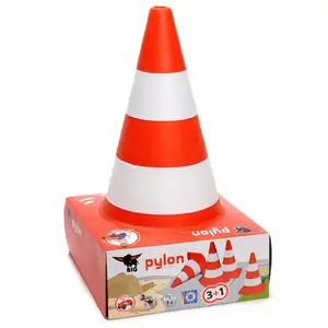 Traffic cones Simba‑Dickie BIG 4 model 800001191 — set for road safety and training