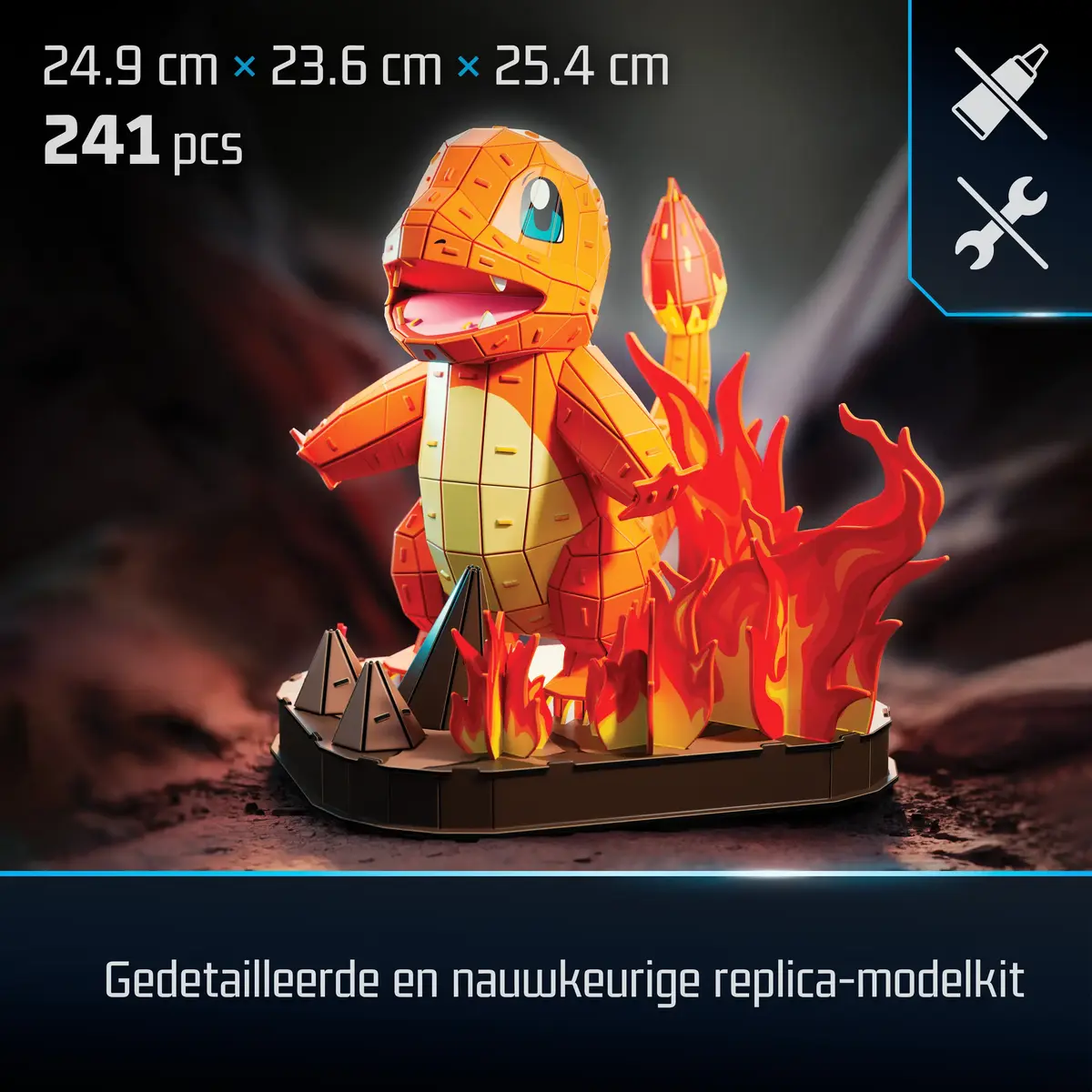 4D Build Pokémon Charmander 3D Kit — Spin Master Photo 4