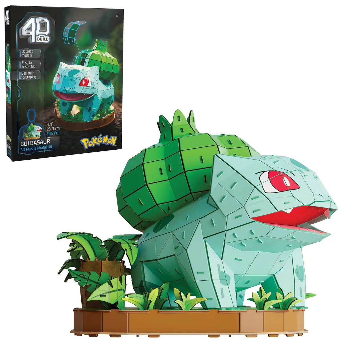 Spinmaster 4D Build Pokémon Bulbasaur 3D Model Kit Photo 6