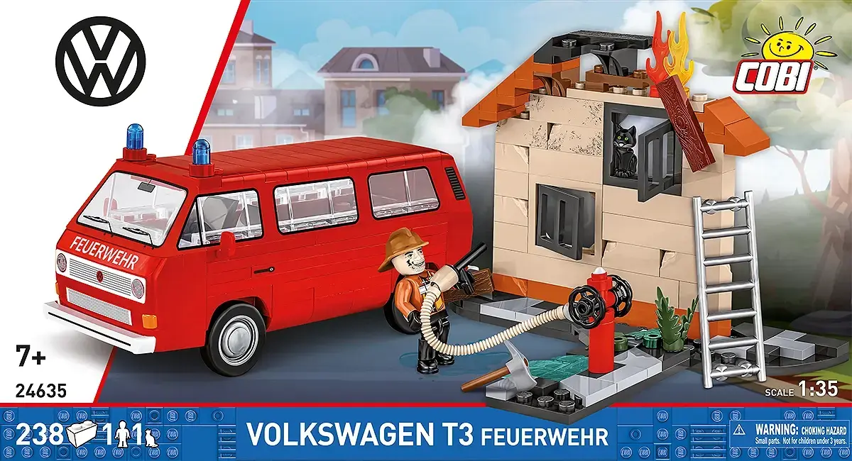 Cobi Volkswagen T3 пожарная служба COBI-24635 Photo 3
