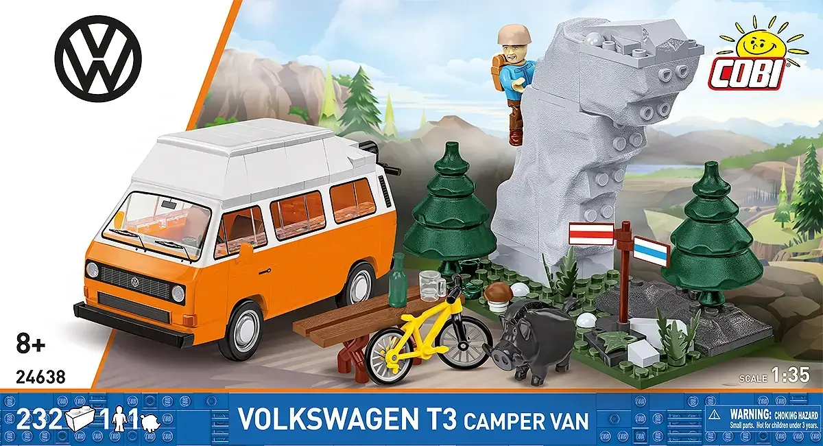 Cobi Volkswagen T3 Camper Van COBI-24638 конструктор Photo 3