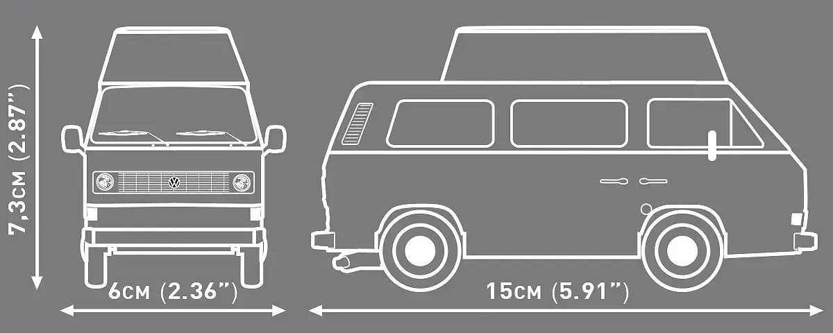 Cobi Volkswagen T3 Camper Van COBI-24638 конструктор Photo 5