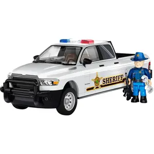 Brick model Cobi RAM 1500 Sheriff 1:35 scale detailed vehicle kit