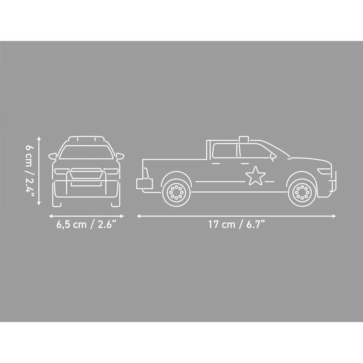 Cobi RAM 1500 Sheriff 1:35 model kit Photo 4