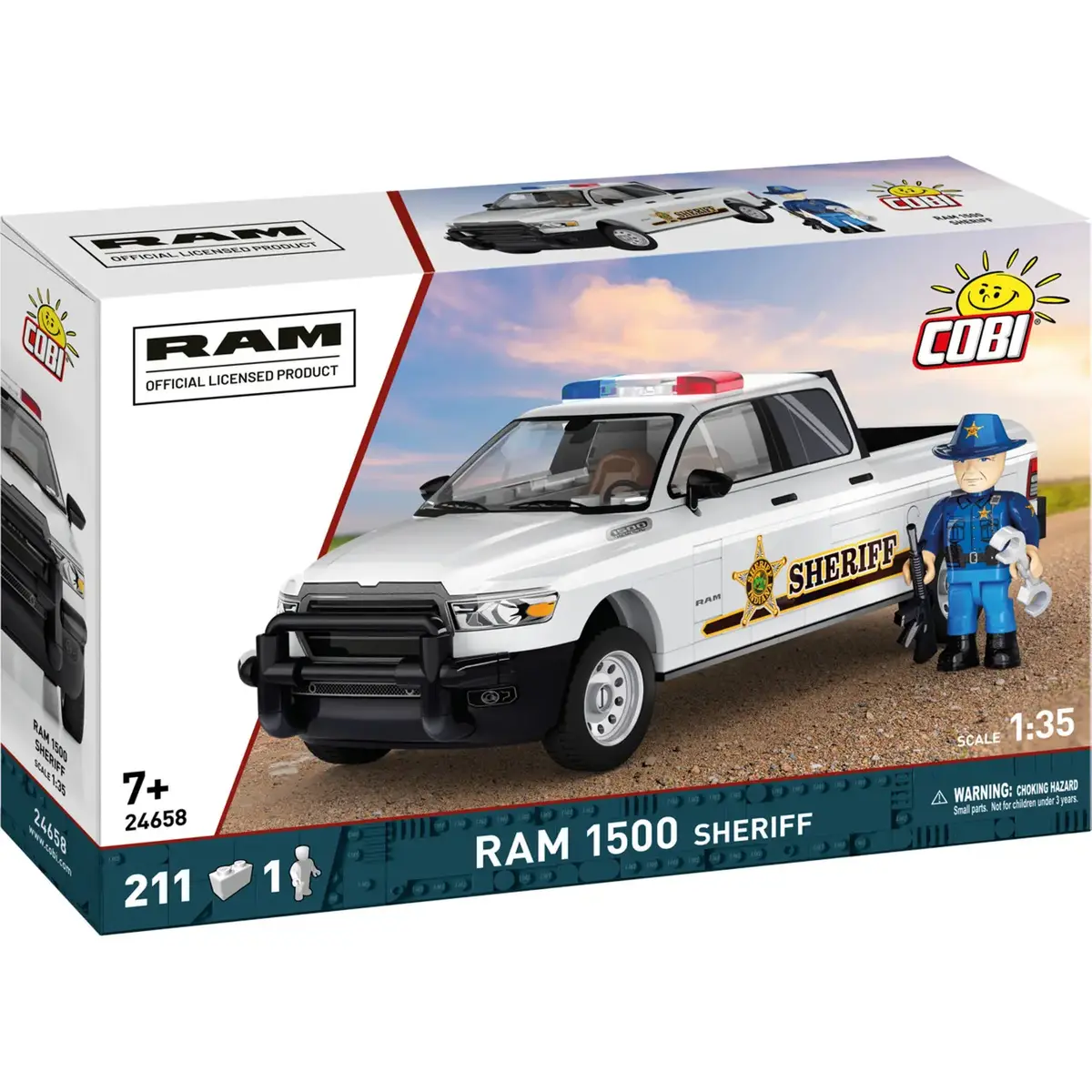 Cobi RAM 1500 Sheriff 1:35 model kit Photo 5