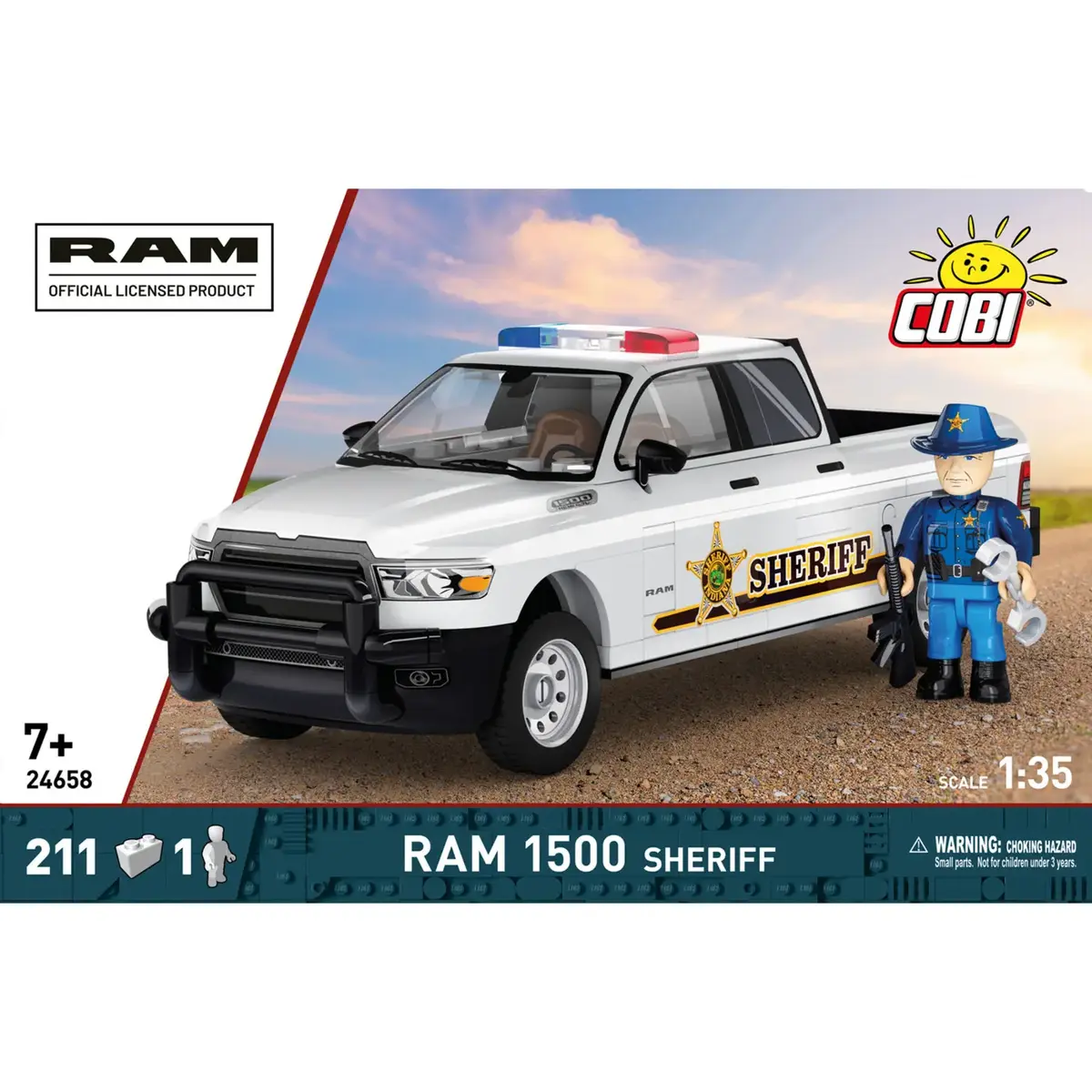 Cobi RAM 1500 Sheriff 1:35 model kit Photo 6