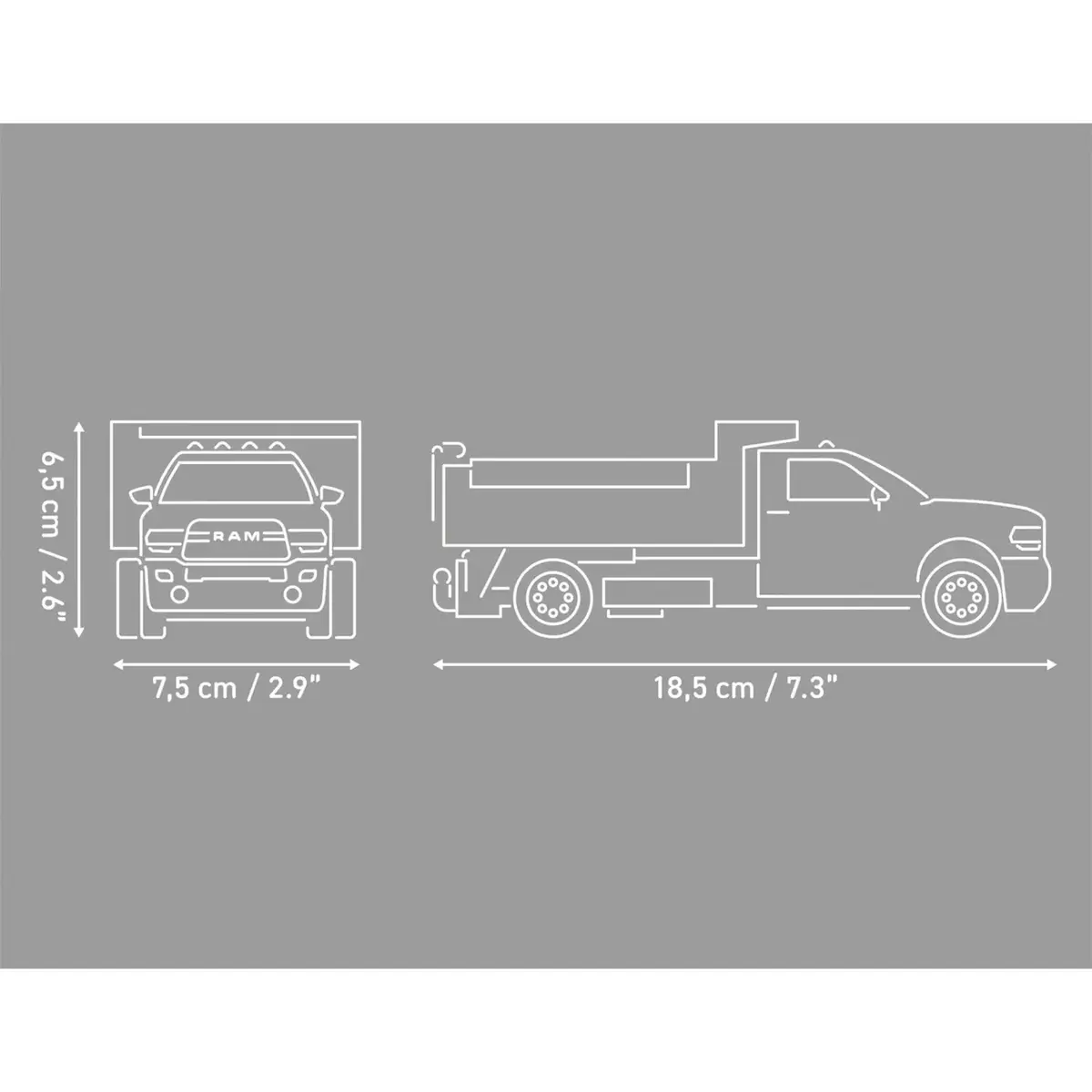 Cobi RAM 3500 Dump Truck 1:35 model Photo 6
