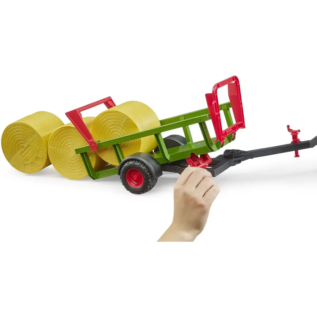 BRUDER round bale collector with 3 round bales Photo 5