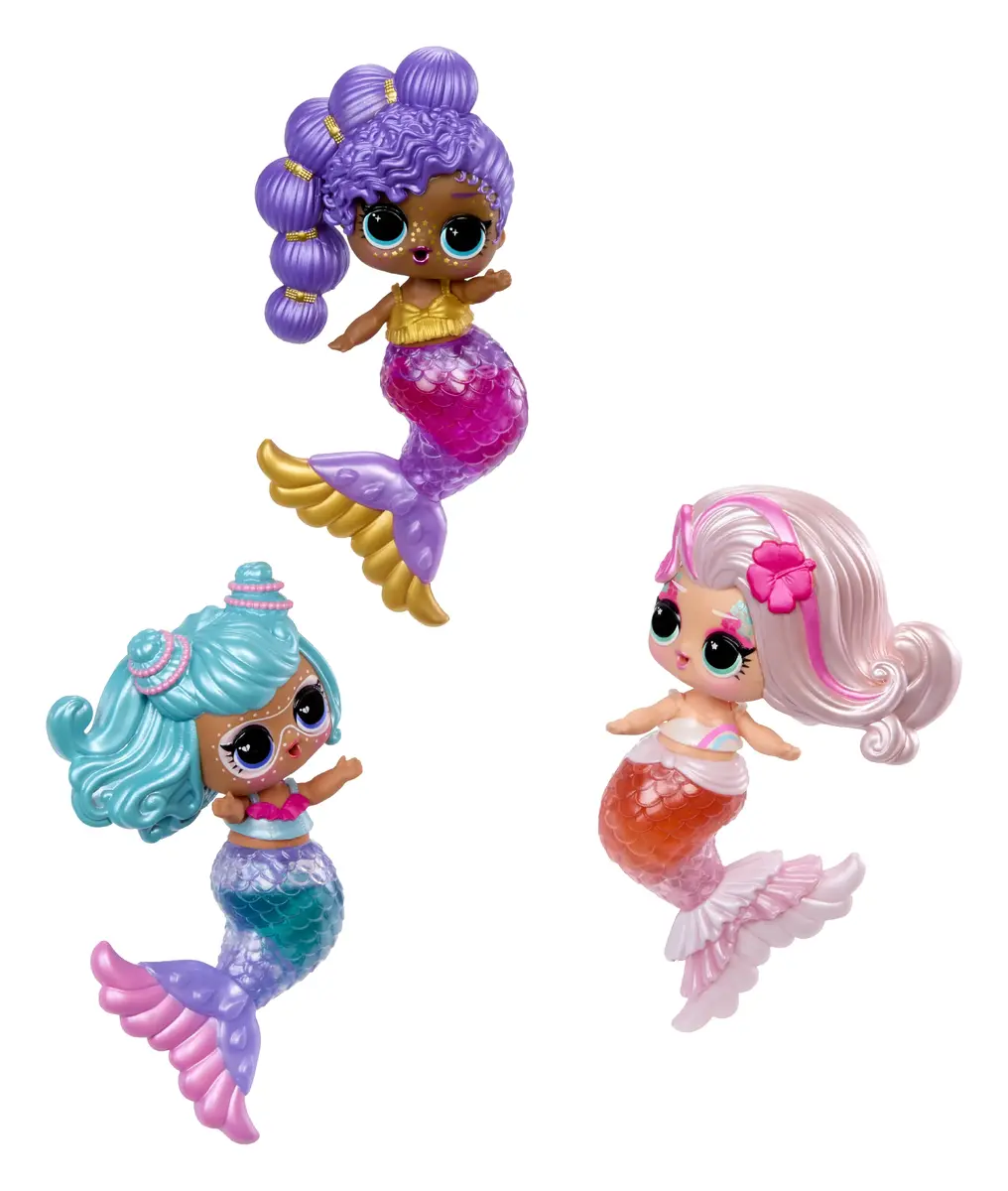 Mini lelle L.O.L. Surprise! Mermaids! Makeover Magic Tots Photo 9