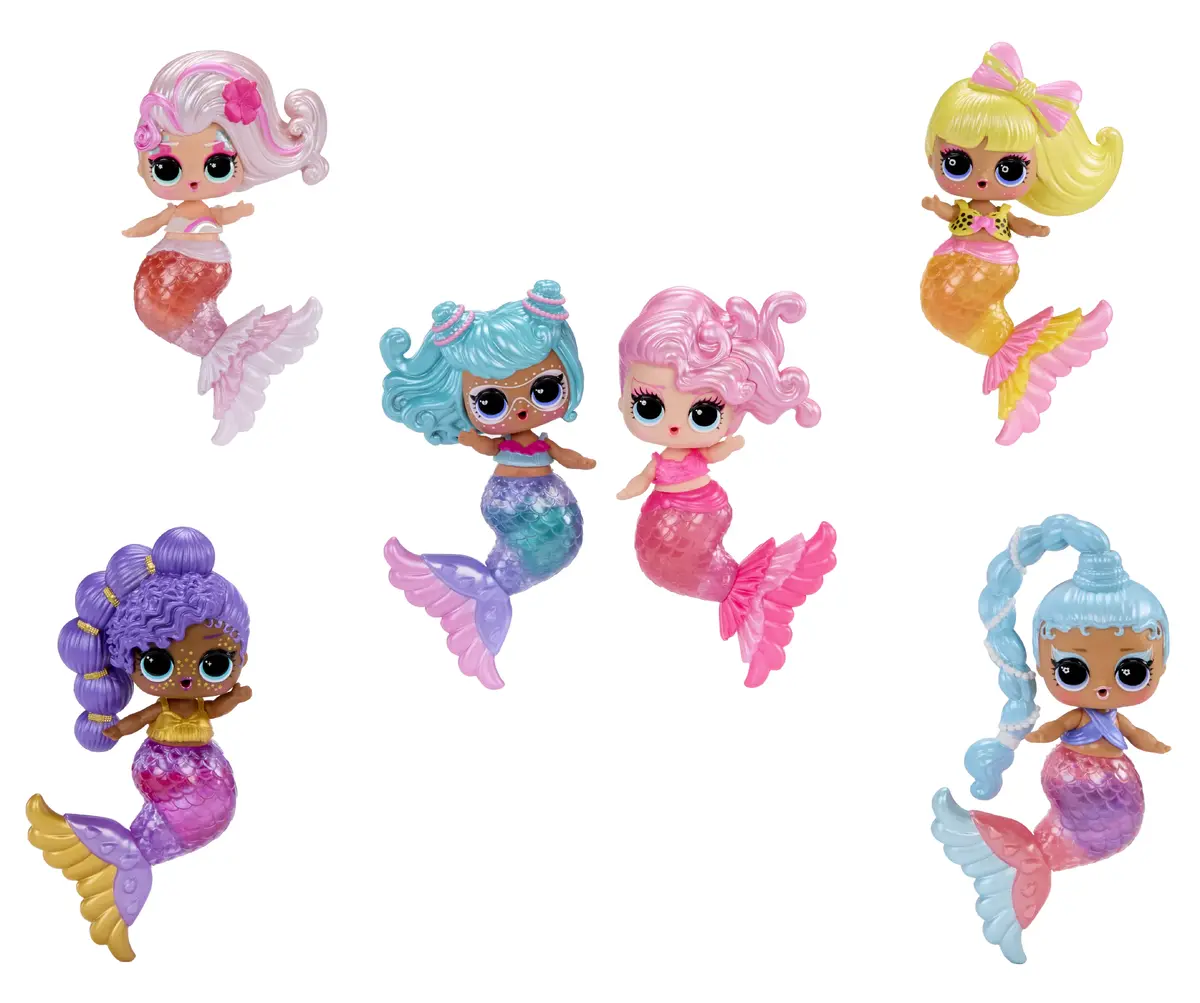 Mini lelle L.O.L. Surprise! Mermaids! Makeover Magic Tots Photo 11
