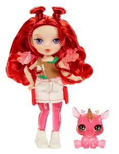 Leļļu rotaļlieta MGA Entertainment Rainbow High Littles Rainbow Fantasy Fairies — Apple (sarkana), 140 mm, audums/polietilēns, 4+