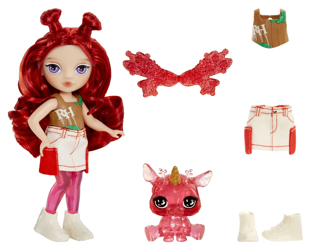 MGA Entertainment Rainbow High Littles lelle Apple 140 mm Photo 3