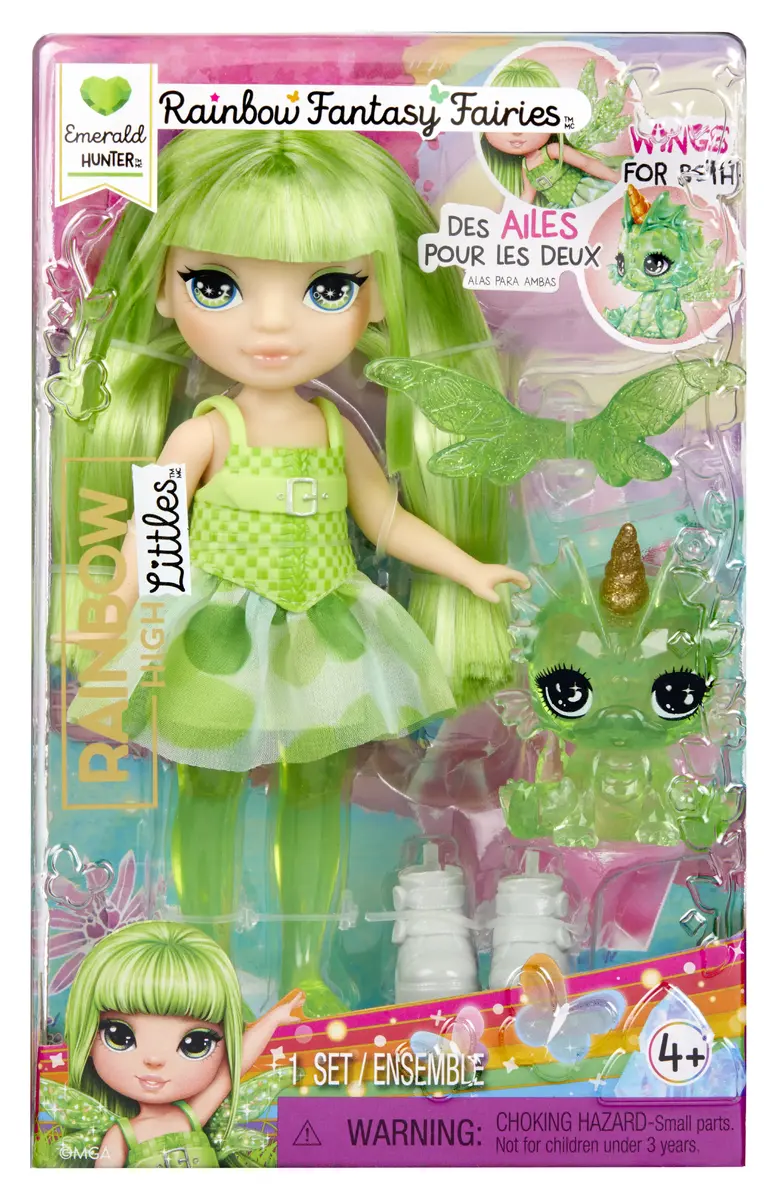 MGA Entertainment Rainbow High Littles — lelle Emerald Photo 2