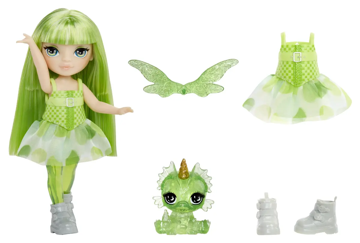 MGA Entertainment Rainbow High Littles — lelle Emerald Photo 3