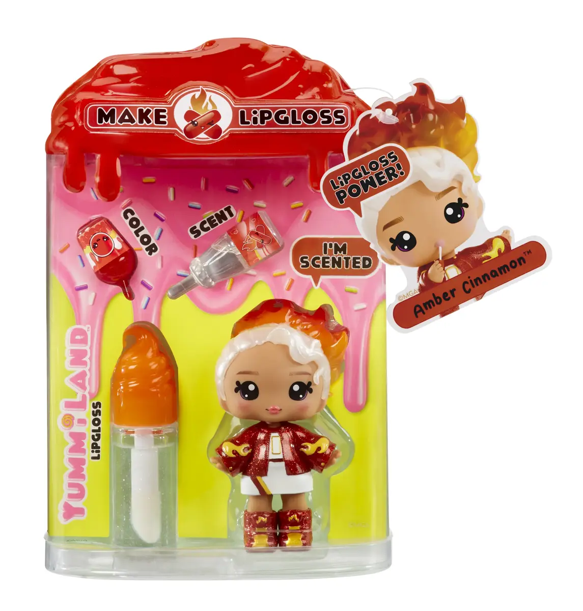 MGA Entertainment Yummiland Lip Gloss sērija 2 Cinnamon Spice Photo 6
