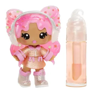 Mini lūpu spīduma lelle MGA Entertainment Yummiland 2. sērija — Mystery Chase 1 (Sprinkles/Ava Ice Cream), 100 mm, plastmasa