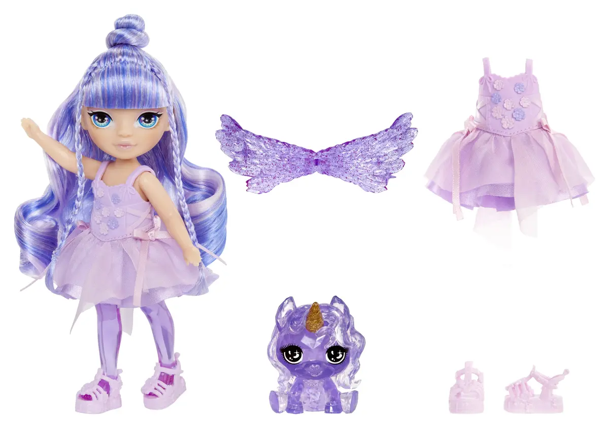 MGA Entertainment Rainbow High Littles lelle Amethyst Photo 3