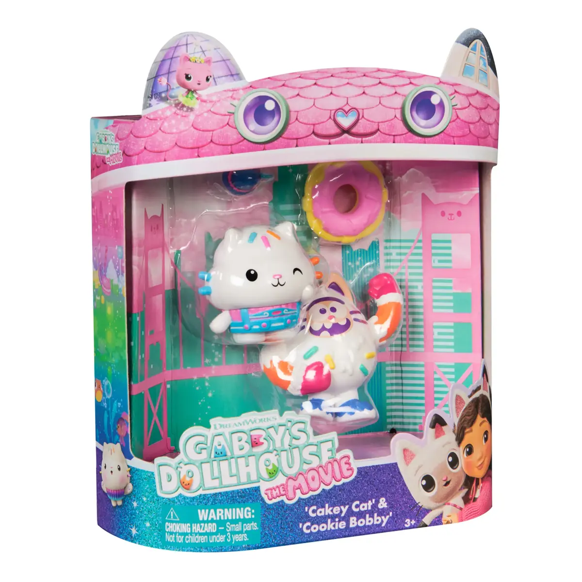 Spin Master Gabby's Dollhouse The Movie figures — Cakey Cat & Cookie Bobby Photo 5