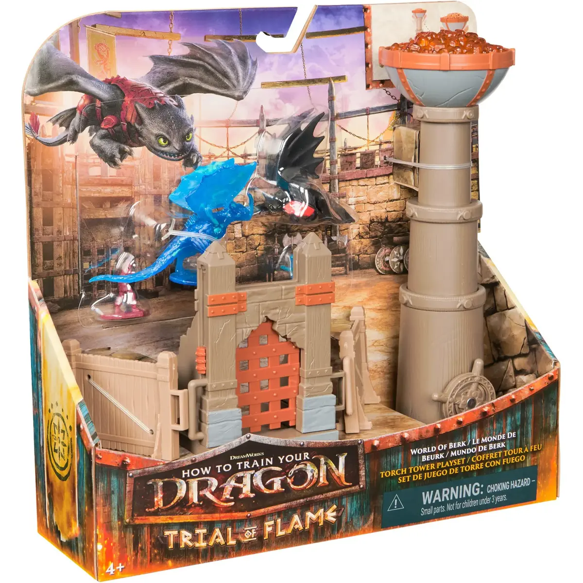 Spinmaster Dragon Arena Torch Tower playset Photo 6