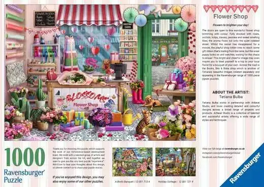 Ravensburger Blossoms Flower Shop — 1000-piece puzzle Photo 3