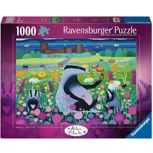 Пазл Ravensburger Meadow Friends 1000 деталей, классический взаимозамыкающийся набор для взрослых и подростков