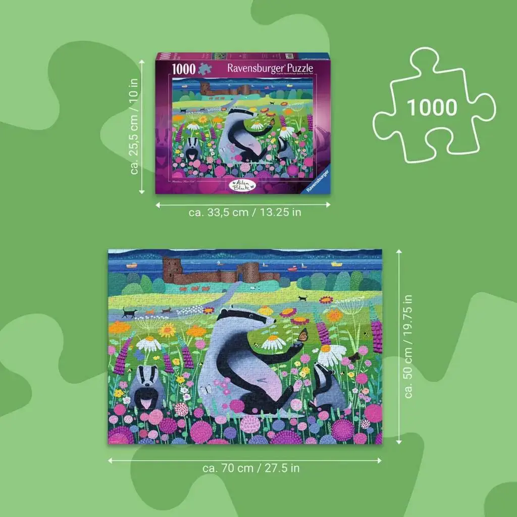 Ravensburger Meadow Friends пазл 1000 деталей Photo 5