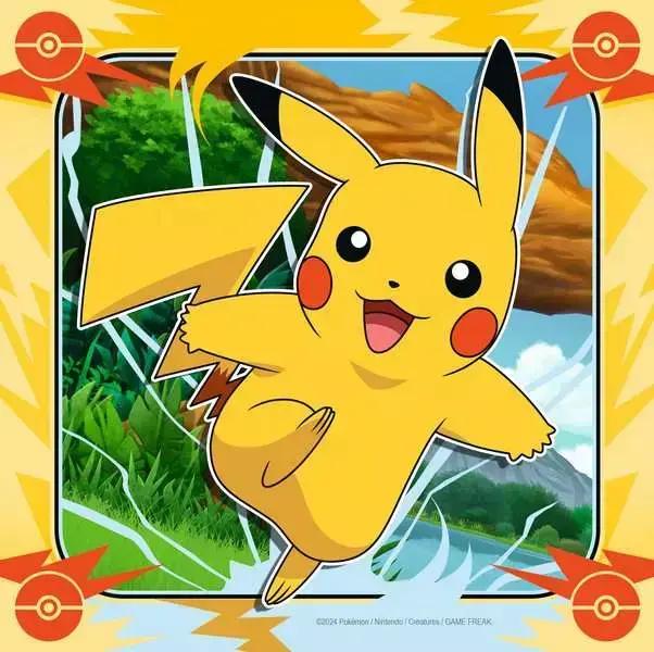 Ravensburger puzle Pikachu Charizard Eevee — 147 gab. Photo 3