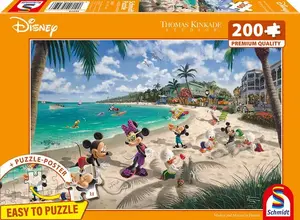 Jigsaw puzzle Schmidt Spiele 56559 — 200 pieces, Mickey and Minnie in Florida, 432×291 mm, age 8+