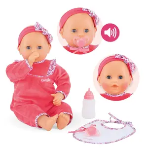 Lelle Simba‑Dickie Corolle 9000150060 — augstums 420 mm, AAA baterijas, rozā