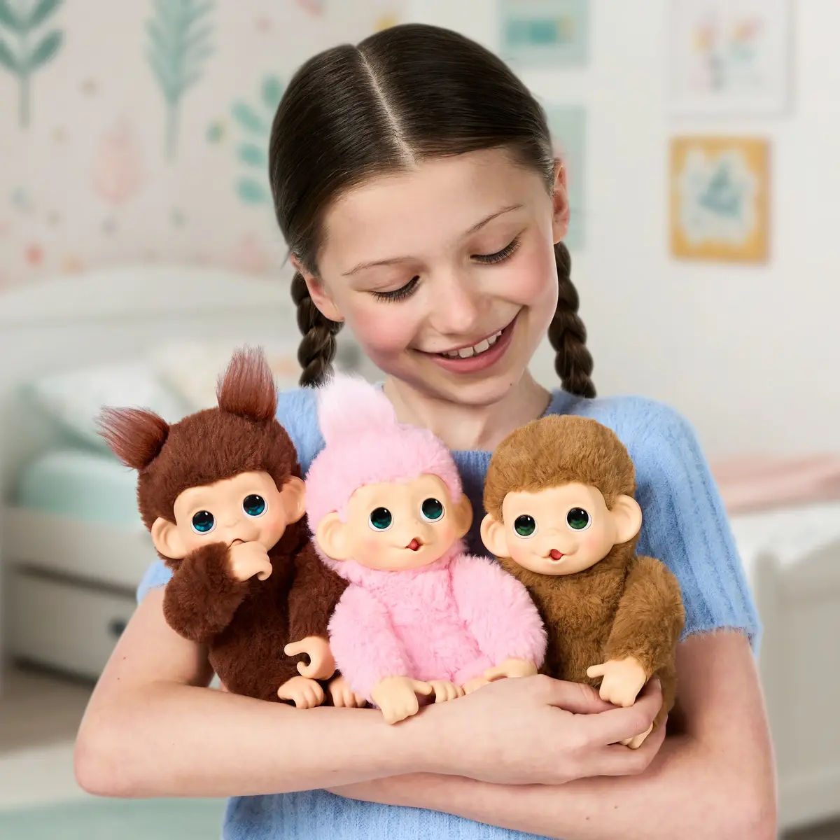 Moose Toys Little Live Pets My Baby Monkey Chikki Cherry Photo 4