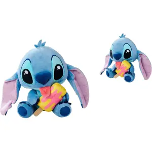 Plush toy Simba-Dickie Disney Stitch with popsicle stick, 25 cm