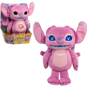 Plīša figūriņa just play Disney Stitch “Many Moods” Angel — mīksta kolekcijas rotaļlieta
