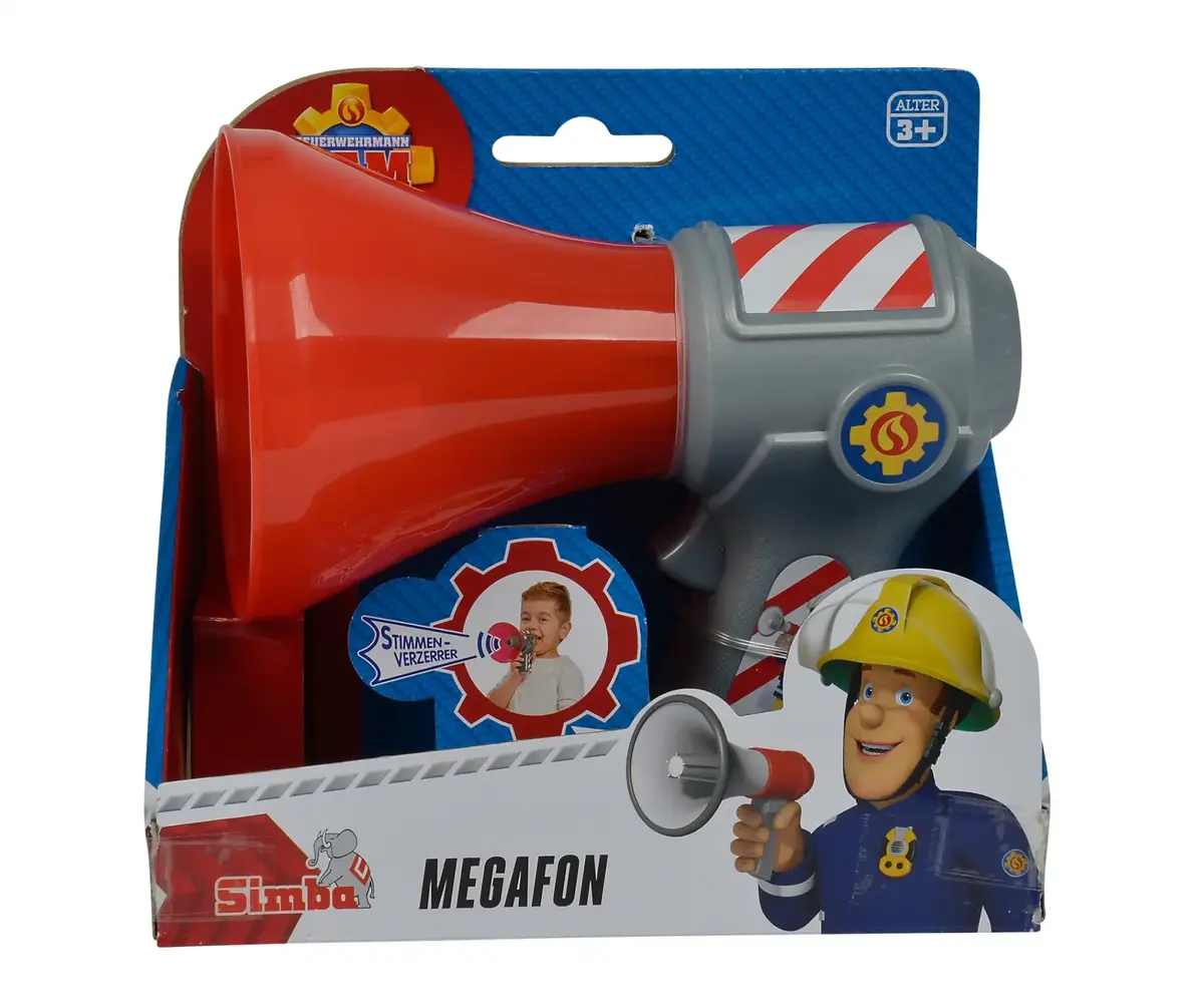 Simba-Dickie Sam Fireman rotaļu megafons Photo 3