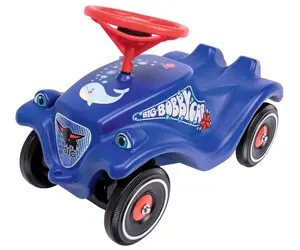 Ripošā mašīna Simba-Dickie BIG Bobby-Car, virziena stūre — spiežama, 1–5 gadi, 4 riteņi, zils/sarkans