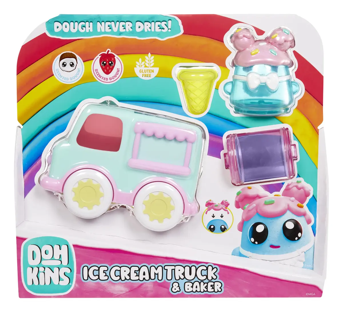 MGA Entertainment DohKins Ice Cream Truck & Baker playset Photo 5