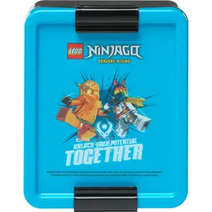 Lunch box room copenhagen LEGO Ninjago (black/blue) — compact children's food container