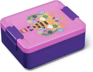 Lunch Box by room copenhagen — LEGO Lunch Box Bee (purple/pink)