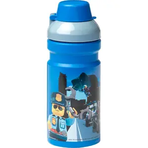 Drinking bottle Room Copenhagen LEGO City blue/silver 0.39 L
