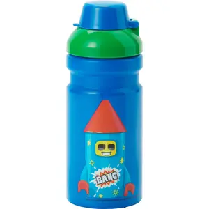 Drinking bottle Room Copenhagen LEGO Firework Guy, 0.39 L, blue/green