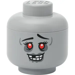 Room Copenhagen LEGO Storage Head “Zombie” small gray – toy storage container