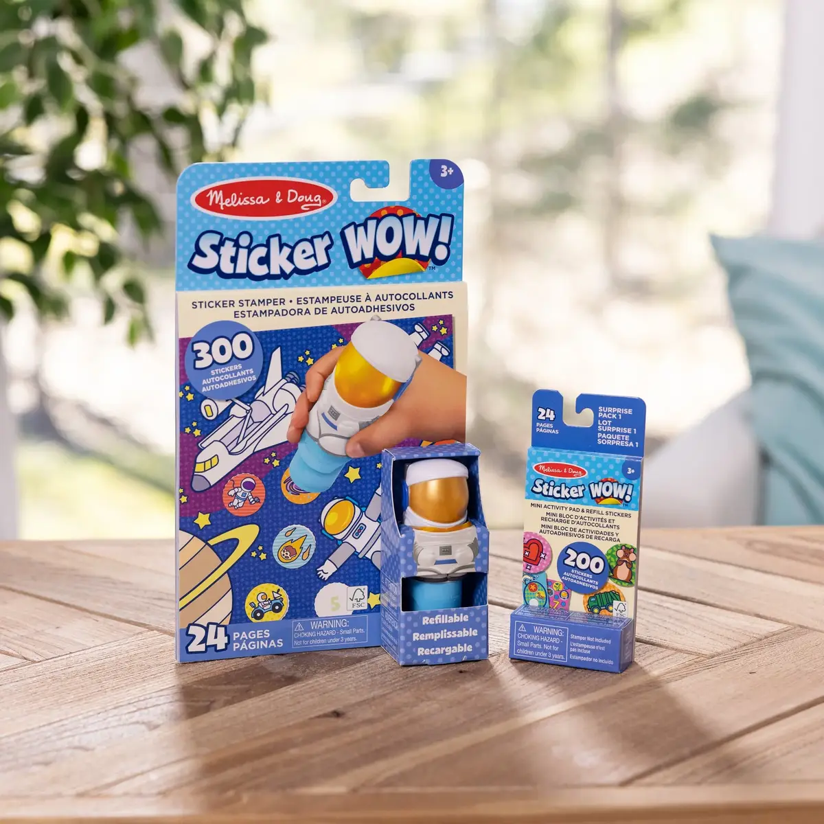 Spinmaster Melissa & Doug Astronaut sticker stamp set Photo 4