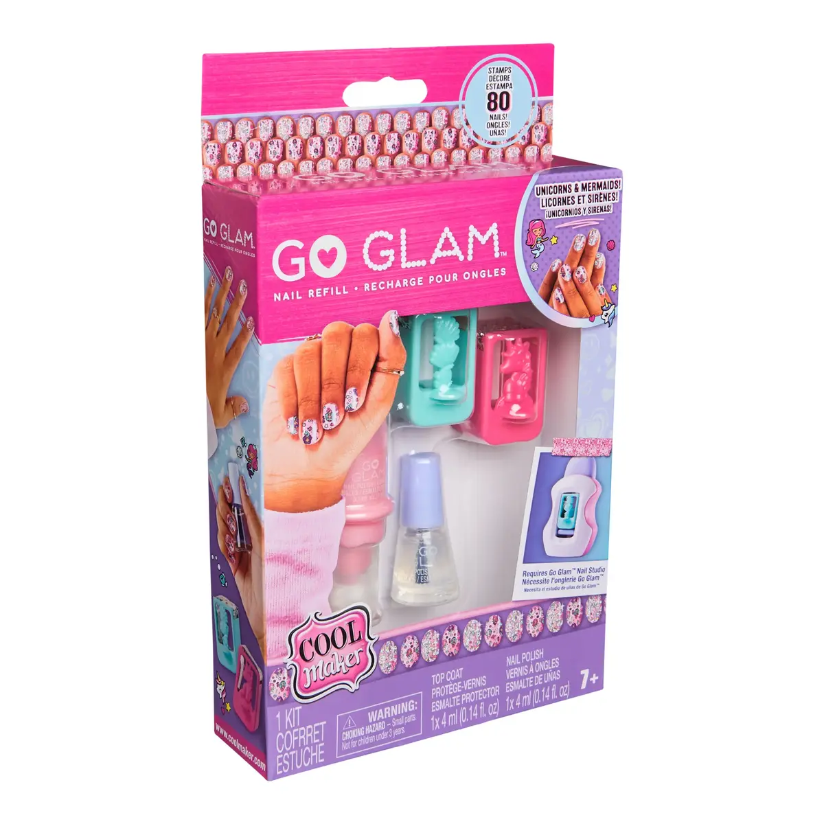 Spin Master GO GLAM Nail Kit Refill — 80 Style Nails Photo 8
