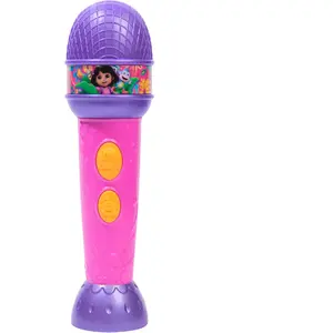 Children's Musical Microphone Spinmaster Dora Rainforest Music Microphone