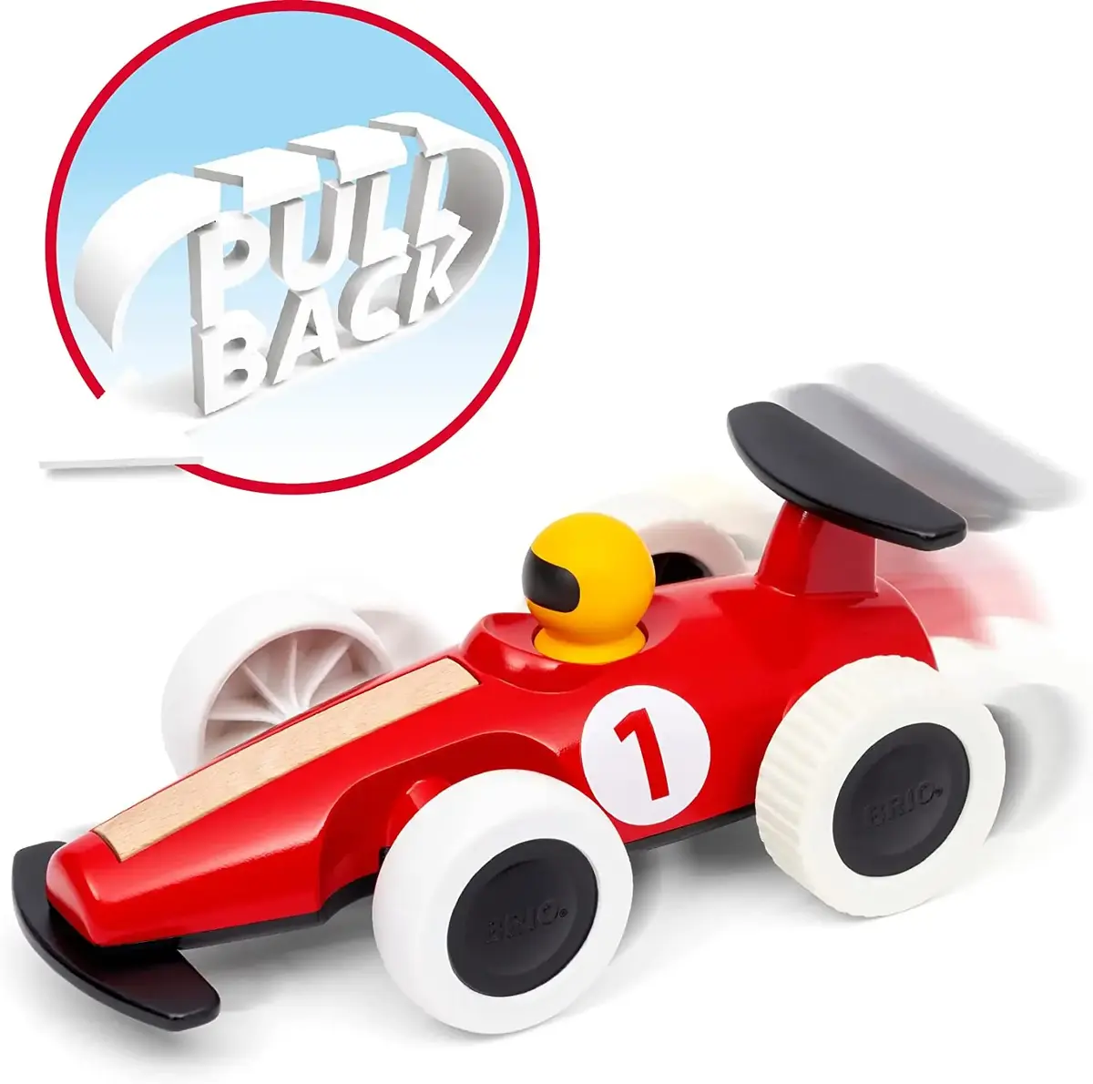 Ravensburger BRIO Pull Back Motorized Big Race Car Photo 4
